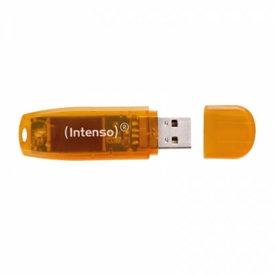 Intenso 3502490 lápiz usb 2.0 rainbow 64gb naranja