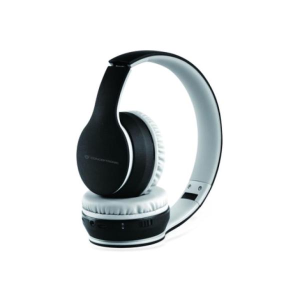 Conceptronic PARRIS01B auricular y casco Auriculares Inalámbrico Diadema Llamadas/Música MicroUSB Bluetooth Negro