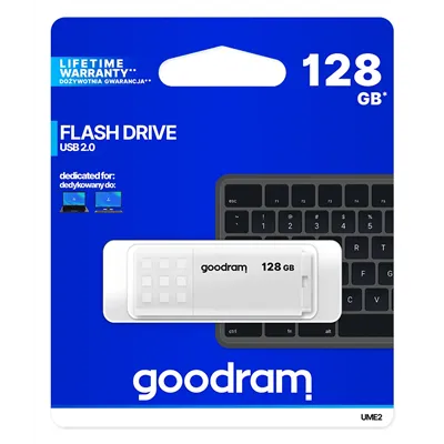 Goodram ume2 lápiz usb 128gb usb 2.0 blanco