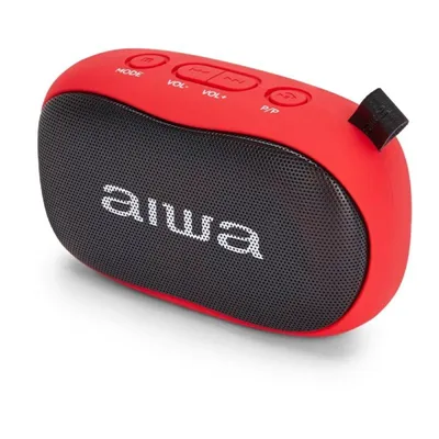 Altavoz con Bluetooth Aiwa BS-110RD/ 10W/ 2.0/ Rojo