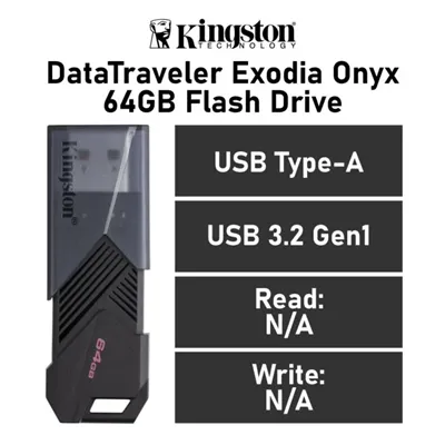 Kingston DT Exodia Onyx 64GB Memoria USB 3.0