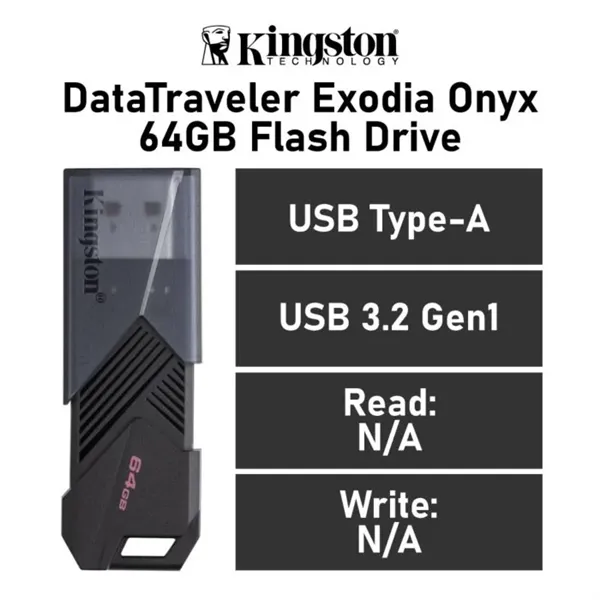 Kingston DT Exodia Onyx 64GB Memoria USB 3.0