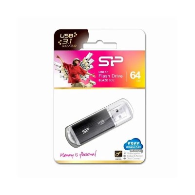 Sp memoria usb blaze b02 usb 3.1 gen1 64gb black