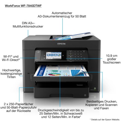 Epson WorkForce WF-7830DTWF A3