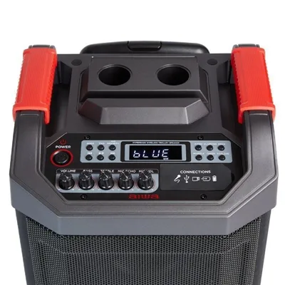 Altavoz Portable con Bluetooth Aiwa Fire KBTUS-608MKII/ 600W/