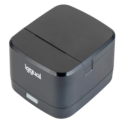 Iggual impresora térmica tp easy 58 usb+rj11 negra