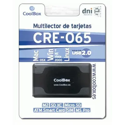 Coolbox multilector externo con dni cre-065