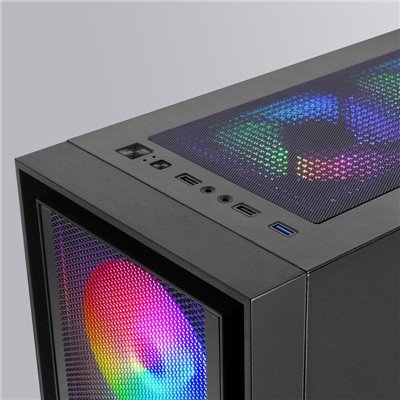 Mars Gaming MC-AIR Caja Gaming ATX 4x Ventiladores FRGB 12cm