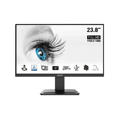 Msi mp2412 monitor 23.8" ips fhd 100hz 1ms hdmi dp