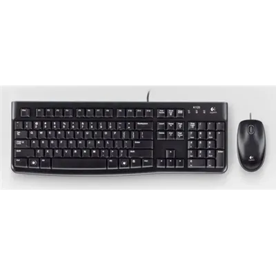 Logitech MK120 Kit Teclado + Ratón óptico USB Cable, 1000dpi