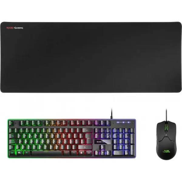 Mars gaming combo mcpx gaming 3in1 rgb negro