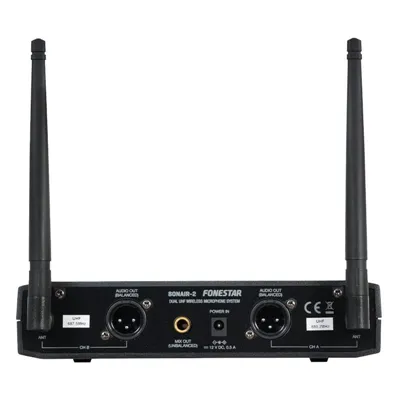 Micrófono Inalámbrico Doble Mano UHF Fonestar SONAIR-2M/