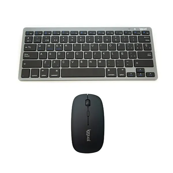 Iggual kit bundle teclado + ratón bluetooth