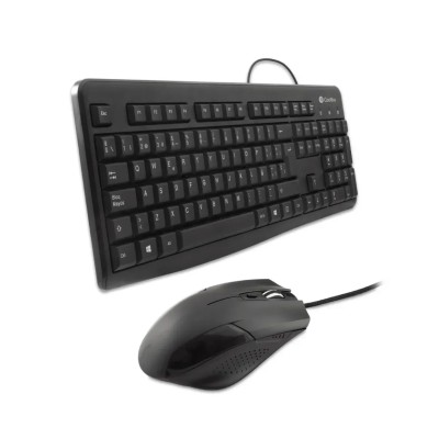 Coolbox kit teclado + raton usb con cable