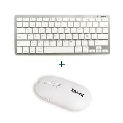 Iggual kit bundle teclado + ratón yang bluetooth