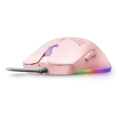 Mars gaming mmax ratón ultraligero 12400dpi rosa