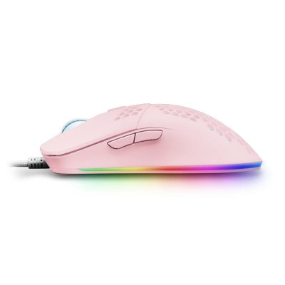 Mars gaming mmax ratón ultraligero 12400dpi rosa