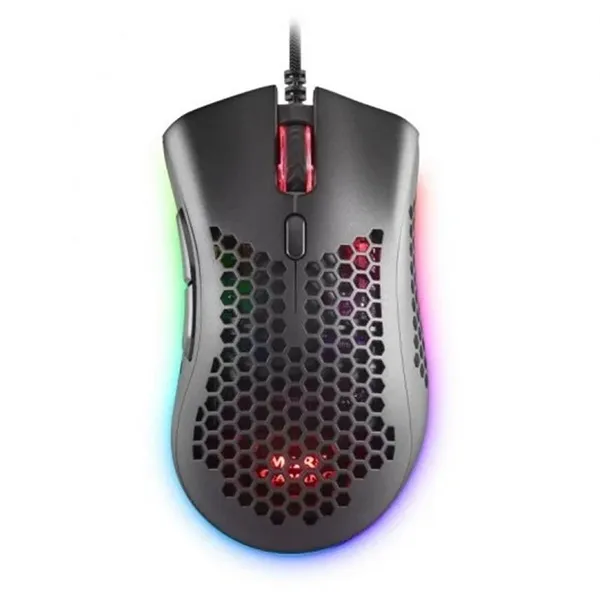 Mas gaming ratón mmex 32000dpi 75g rgb black