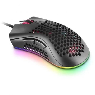 Mas gaming ratón mmex 32000dpi 75g rgb black