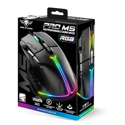 Spirit of gamer raton souris pro m5 negro