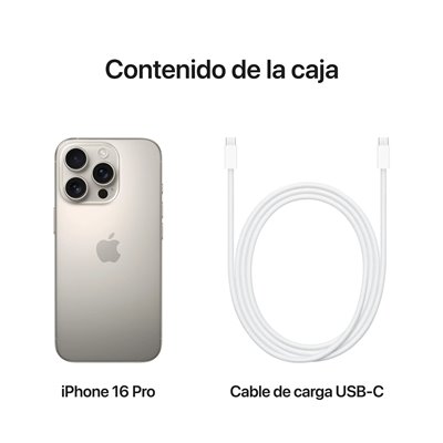 Apple iPhone 16 Pro 128GB Titanio Natural