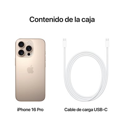 Apple iPhone 16 Pro 128GB Titanio Color Desierto