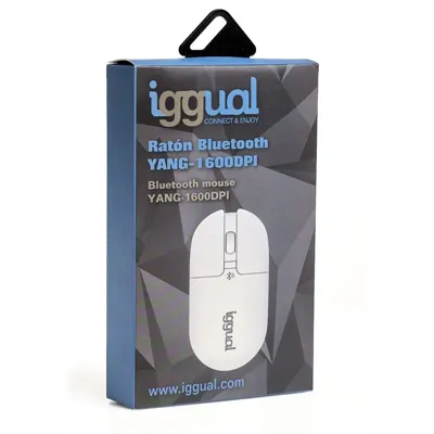 Iggual ratón bluetooth yang-1600dpi blanco