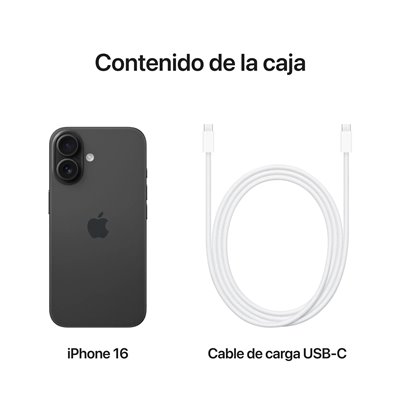 Apple iPhone 16 128GB Negro