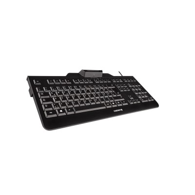 Cherry teclado+lector chip integrado (dnie) negro