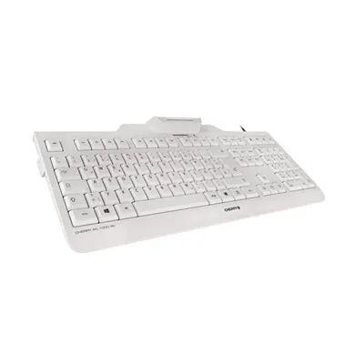 Cherry teclado+lector chip integrado (dnie) blanco