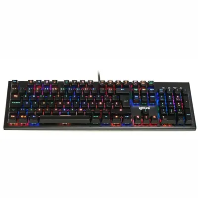 Iggual teclado gaming mecánico obsidian rgb negro