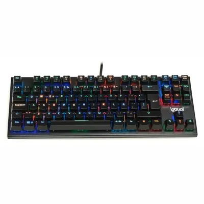 Iggual teclado gaming tkl mecánico onyx rgb negro