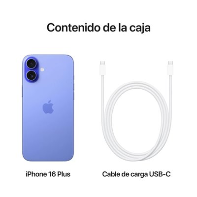 Apple iPhone 16 Plus 128GB Azul ultramar