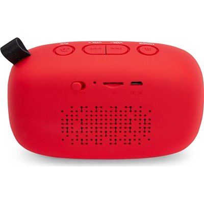 Aiwa BST-110 Altavoz Portátil Rojo 10W Bluetooth,MicroSD,AUX/USB