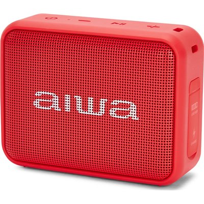 Aiwa BS-200 Altavoz Portátil Rojo 6W Bluetooth con microfono