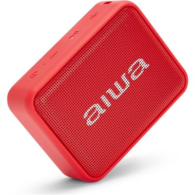 Aiwa BS-200 Altavoz Portátil Rojo 6W Bluetooth con microfono