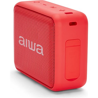 Aiwa BS-200 Altavoz Portátil Rojo 6W Bluetooth con microfono