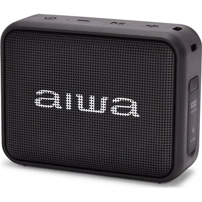 Aiwa BS-200 Altavoz Portátil Negro 6W Bluetooth con microfono