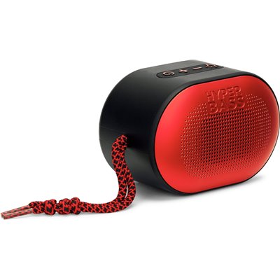 Aiwa BST-330 Altavoz Portátil Rojo 10W Bluetooth,Luces