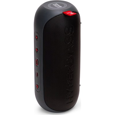 Aiwa BST-650 Altavoz Portátil Negro/Rojo 20W Bluetooth,Luces