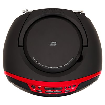 Aiwa BoomBox BBTU-500DAB Rojo Radio Portátil CD/USB/MP3