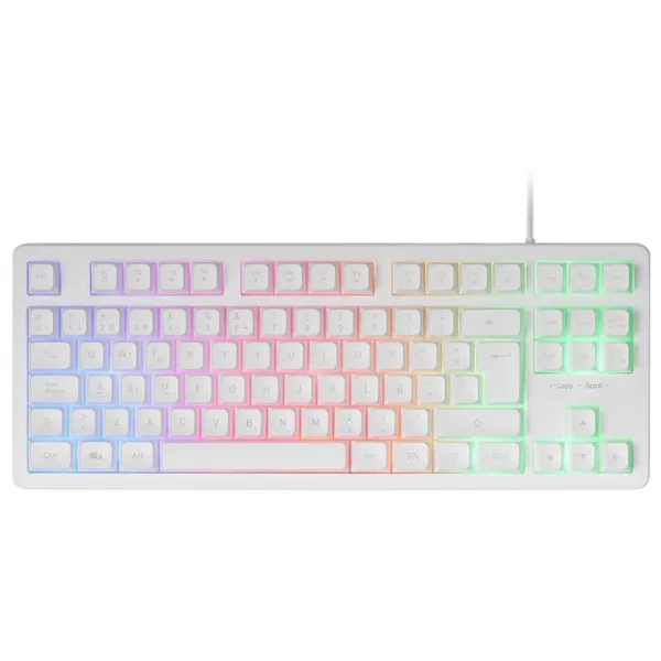 Mars gaming teclado mk023 tkl frgb blanco