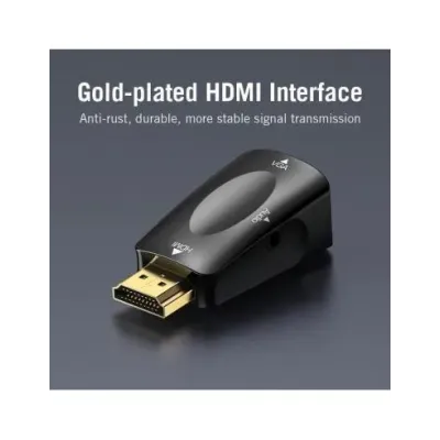 Adaptador Conversor Vention AIDB0/ HDMI Macho a VGA Hembra/
