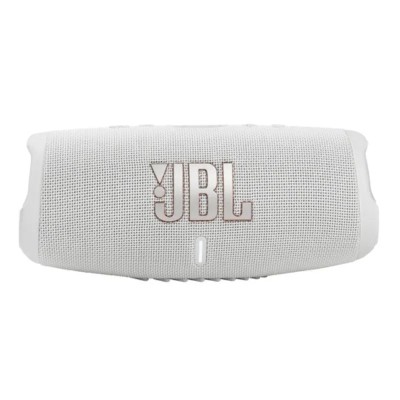 Altavoz con Bluetooth JBL Charge 5/ 40W/ 1.0/ Blanco