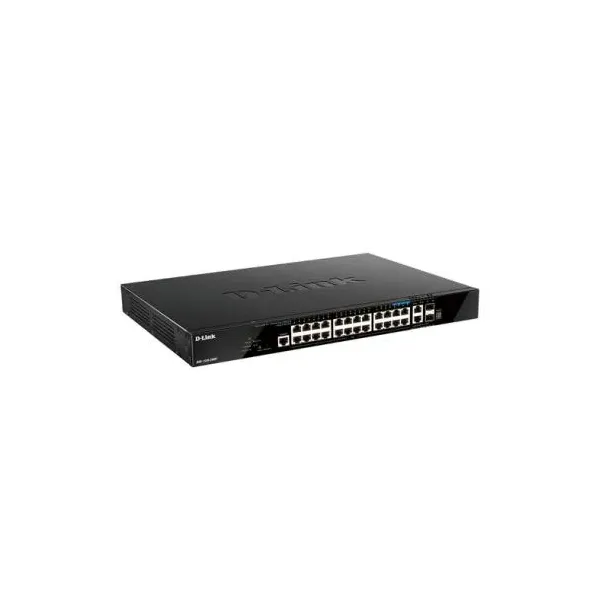 SWITCH GESTIONABLE D-Link L3 STAKABLE DGS-1520-28MP 20P GIGA POE + 4P 2.5G POE+ 2P 10G + 2P 10GSFP