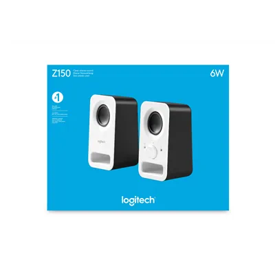 Altavoces Logitech Z150/ 6W/ 2.0/ Blanco