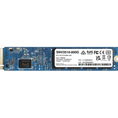 Synology SSD SNV3510 800GB NVMe PCIe 3.0x4 M.2 22110 protección