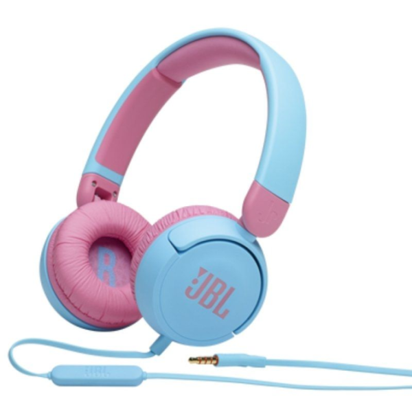 JBL JR310 Auriculares Azules/Rosa KITS con Micrófono y concector Jack 3.5mm