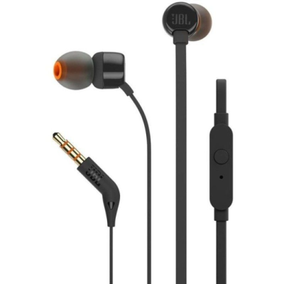 JBL Tune 160 Auriculares Negros con Micrófono y concector Jack