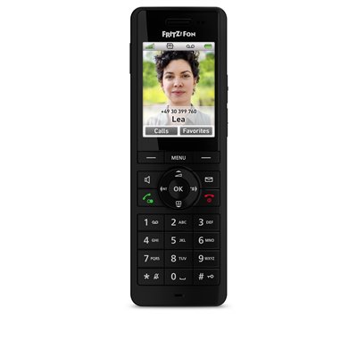 Fritz! fon x6 teléfono inalamb.dect negro